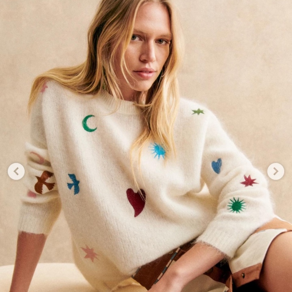 Sezane x Pangea collection PIO jumper xxs
